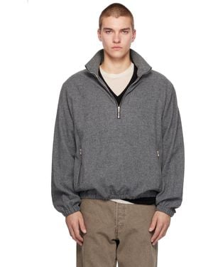 Ssstein Fleece Pullover Jumper - Grey