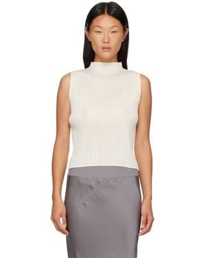 Pleats Please Issey Miyake Off- Monthly Colours August Top - Purple