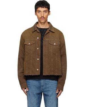 MM6 by Maison Margiela Khaki Sports Jacket - Brown