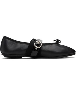 Repetto Twist Mary Jane Ballerina Flats - Black