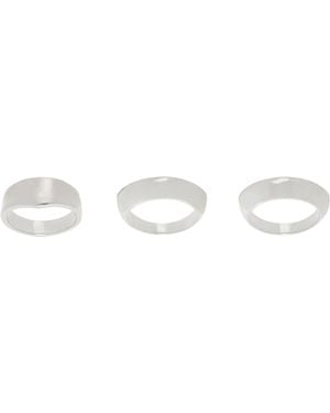 Sophie Buhai Discdimple Ring Set - Black