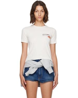 Willy Chavarria Off- 'Total Transformation' Ringer T-Shirt - White