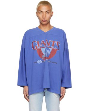 ERL Print Long Sleeve T-shirt - Blue