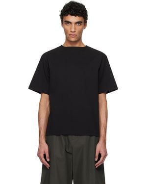 Amomento Boat Neck T-Shirt - Black
