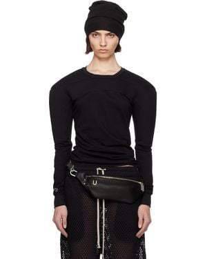 Rick Owens ブラック Championエディション Girdered Harness スウェットシャツ