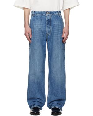 Bottega Veneta Vintage Cargo Jeans - Blue