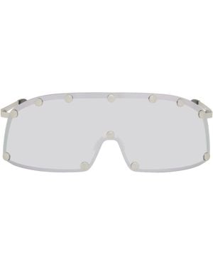 Rick Owens Temple Shielding Sunglasses - Black