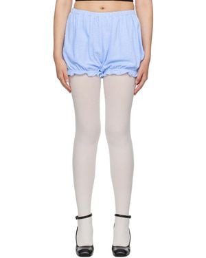 ShuShu/Tong Blue Ruffle Shorts