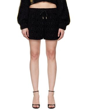 Versace 'I Heart Baroque' Shorts - Black