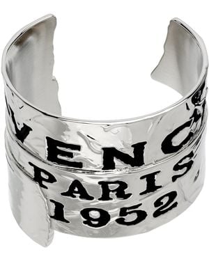 Givenchy Tape' Cuff Bracelet - Metallic