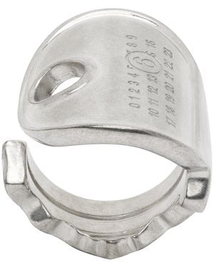 MM6 by Maison Martin Margiela Key Ring - Grey