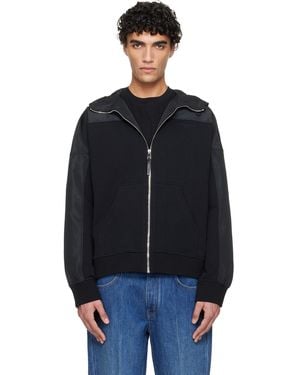 Givenchy Windbreaker Hoodie Jacket - Black