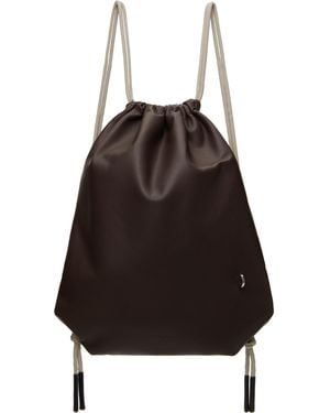 Rick Owens Hollywood Drawstring Backpack - Black