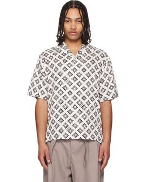 HUGO Oversize-Fit Statement Print Shirt - Multicolour