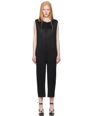 Pleats Please Issey Miyake Monthly Colours May Jumpsuit - Black