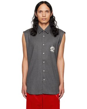Maximilian Davis Printed Shirt - Black
