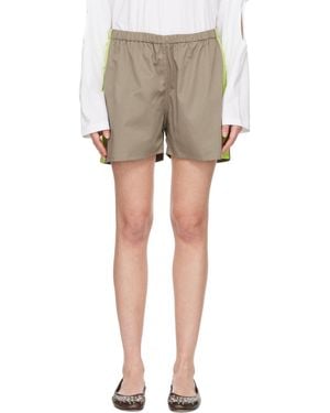 GIMAGUAS Khaki Jason Shorts - Natural