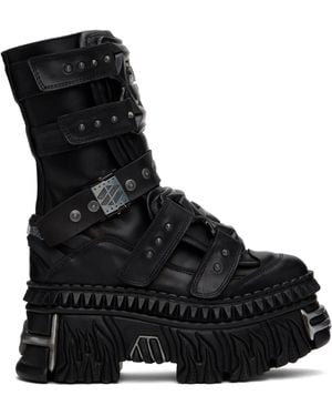 Vetements New Rockエディション ブラック Gamer ブーツ