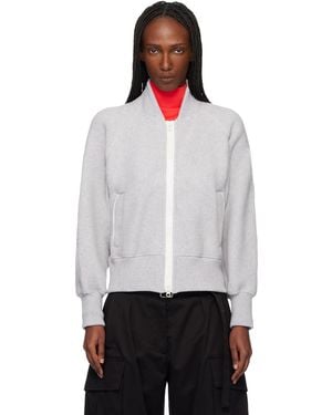 Canada Goose Label' Sierra Fleece Bomber Jacket - White