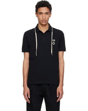 Craig Green Fred Perry Edition Drawcord Collar Polo - Black