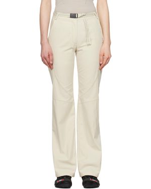 Hyein Seo Pantalon À Taille Basse À Ceinture - Neutre