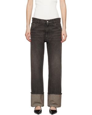 Coperni ブラック デニム ボーイフレンド ジーンズ