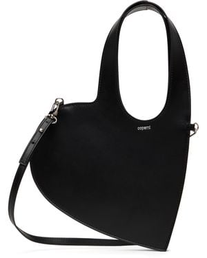 Coperni Crossbody Baby Heart Tote - Black