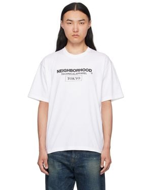 Neighborhood ホワイト N.H Ss-16 Tシャツ