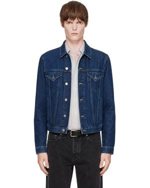 sunflower Blouson Camionneur Bleu En Denim