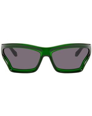 Loewe Paula's Ibizaコレクション ーン Arch Mask サングラス - グリーン