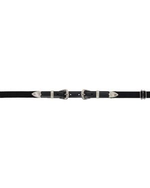 Toga Ssense Exclusive Nylon Tape Belt - Black