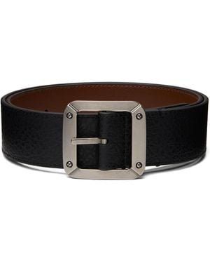 Acne Studios Grainy Reversible Belt - Black