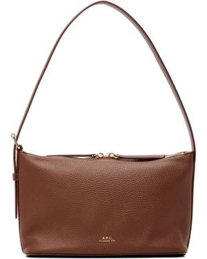 A.P.C. Vera Shoulder Bag - Brown