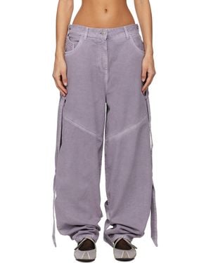 The Attico Long Jeans - Purple