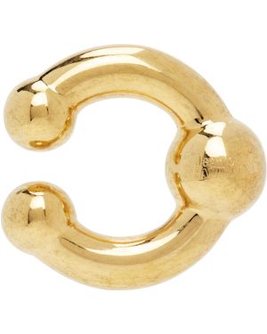 Jean Paul Gaultier ゴールド 'The Piercing' イヤカフ - メタリック