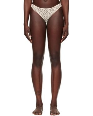 Baserange Off- Crescent Briefs - Brown