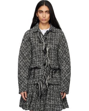 Renaissance Renaissance Aden Tweed Jacket - Black