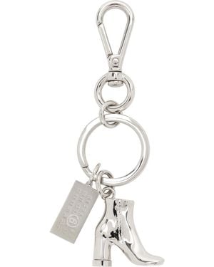 MM6 by Maison Margiela Anatomic Boot Charm Keychain - Metallic