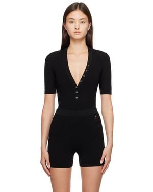 Jacquemus Le Papierコレクション Le Body Yauco ボディスーツ - ブラック