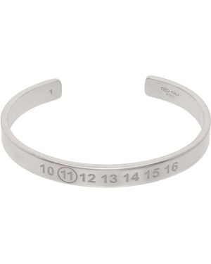 Maison Margiela Number Reference Cuff Bracelet - Black