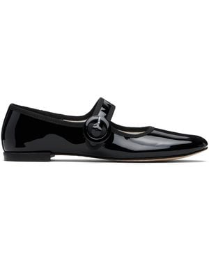 Repetto Georgia Square-Toe Mary Jane Ballerina Flats - Black