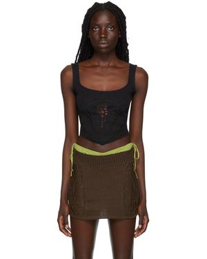 GUIZIO Ssense Exclusive Tank Top - Black