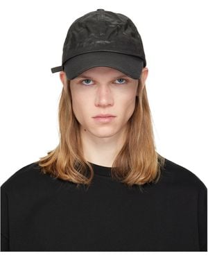 Det Blev Sent Waxed Cap - Black