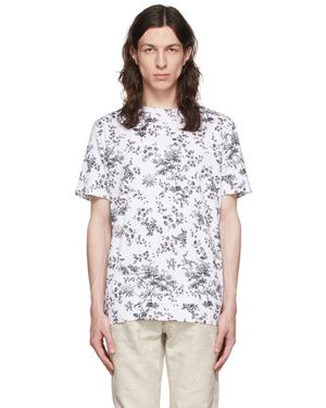 Erdem White Cotton T-shirt - Multicolour