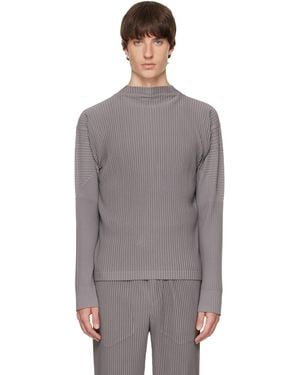 Homme Plissé Issey Miyake Monthly Colours October Top - Grey