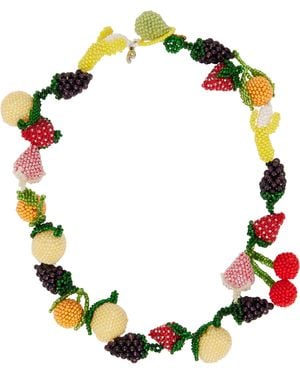 Pura Utz Fruit Salad Galore Necklace - Green