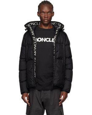 Moncler Montcla Panelled Hooded Jacket - Black