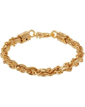 Emanuele Bicocchi Small Round Braid Bracelet - Metallic