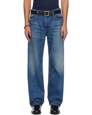 vowels Baggy Jeans - Blue