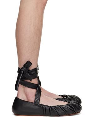 Yume Yume Faux-Leather Ballerina Flats - Brown